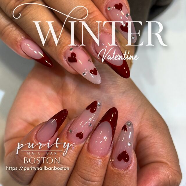 Ready for your Valentine ? 
▫️ ▫️
#PurityNailBar #BostonNails #BostonNailTech #BrightonNails #BrooklineNails #NailsOfInstagram #NailsArtAddict #Nails #NailArt #Beauty #Fashion #LongNails #NailPorn #NailSwag #NailAddict #BrightonMA #boston #bostoncolledge