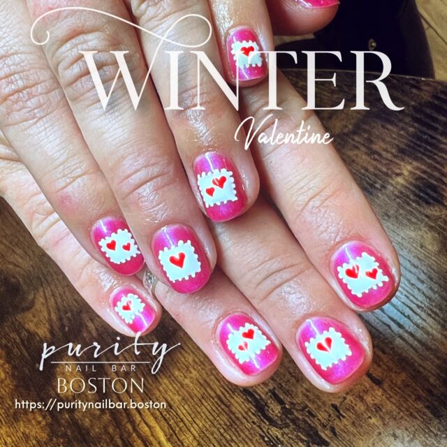 Short nails? No problem 💅💅💅
Get your valentines 💌 
▫️ ▫️
#PurityNailBar #BostonNails #BostonNailTech #BrightonNails #BrooklineNails #NailsOfInstagram #NailsArtAddict #Nails #NailArt #Beauty #Fashion #LongNails #NailPorn #NailSwag #NailAddict #BrightonMA #boston #bostoncolledge