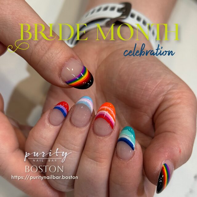 Love is love — and it looks fabulous in every color. 🌈✨
We’re proud to celebrate Pride Month in Boston with nails that speak loud, shine bright, and honor every shade of love.

💅 Book your Pride set now!
Subscribe for exclusive offers & priority access all month long.

#PurityNailBar #BostonPride #PrideMonth #RainbowNails #LoveIsLove #NailArtBoston #PrideCelebration #InclusiveBeauty #nailyourpride #hpnails_bybo