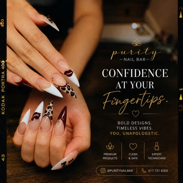 💋 Bold nails. Bold energy. 💋

Who says your nails can’t steal the spotlight? ❤️
▫️ ▫️ #PurityNailBar #NailsByJohn #BostonNails #BostonNailTech #bostoncolledge